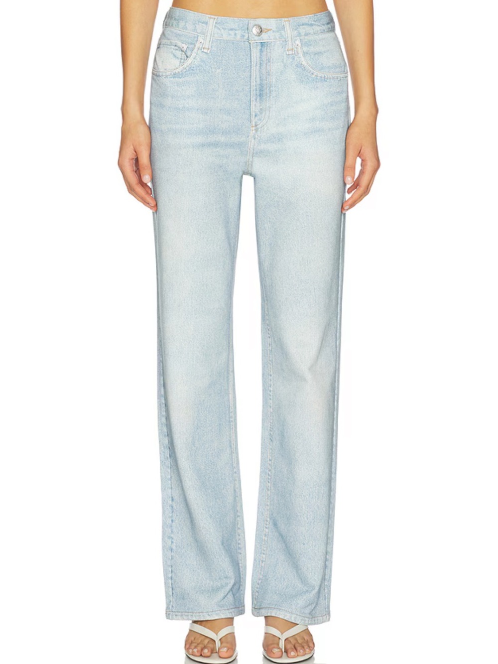 rag & bone Miramar Terry Shea Ankle Straight Pants in Salin